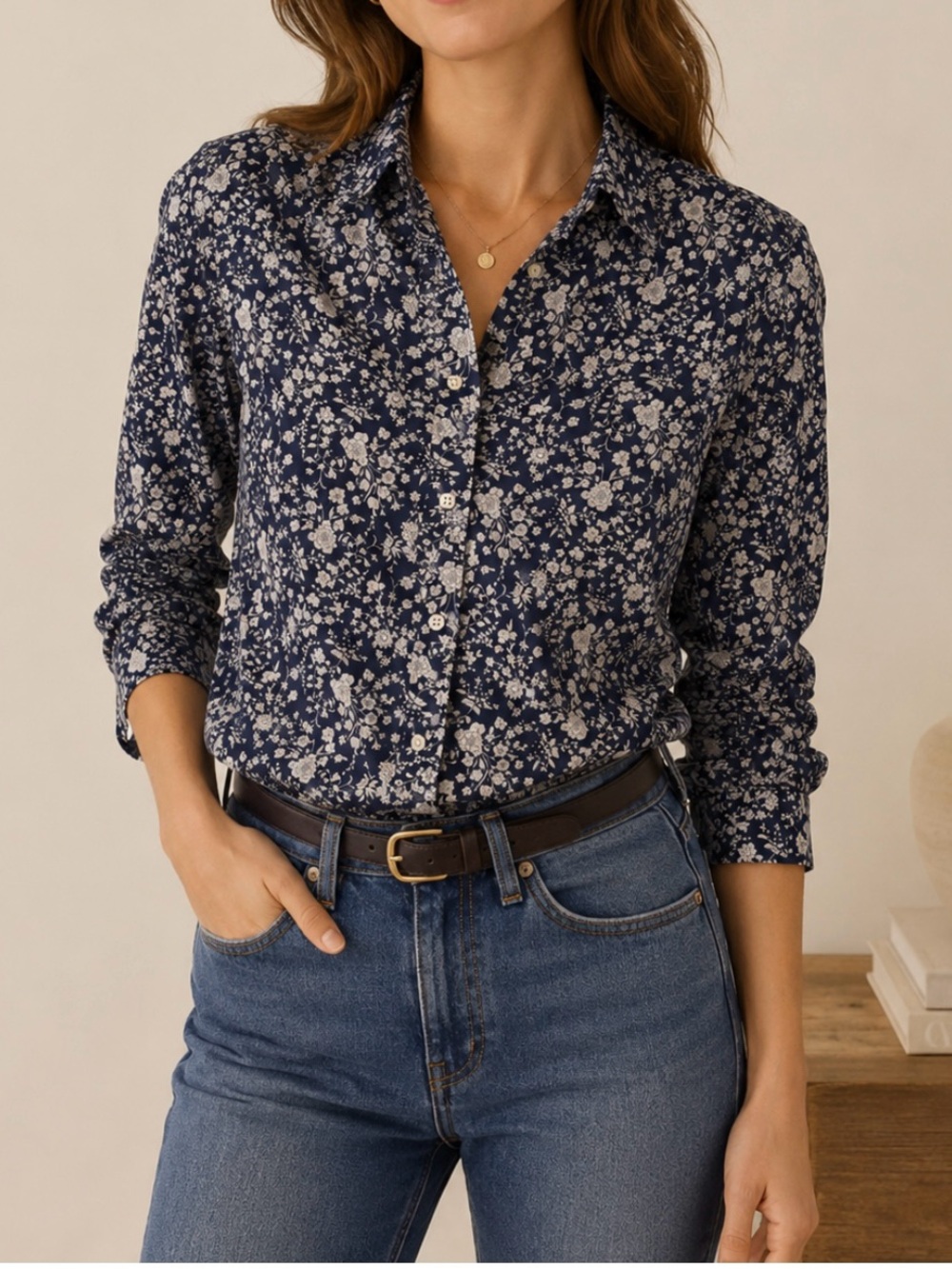 J. Crew Liberty Art Button Down